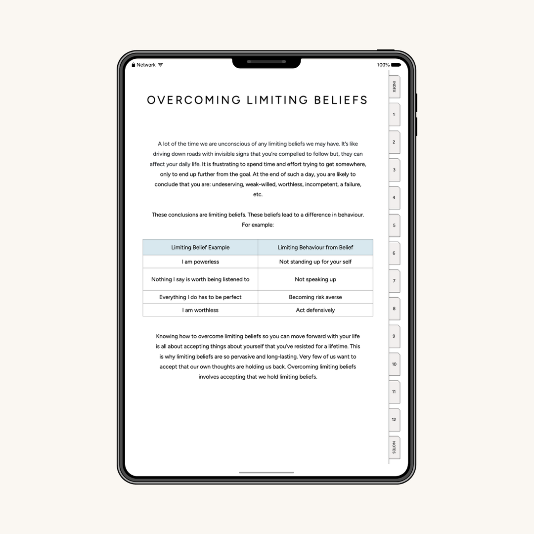 Digital Manifestation Planner