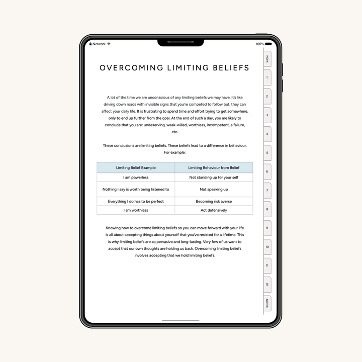 Digital Manifestation Planner