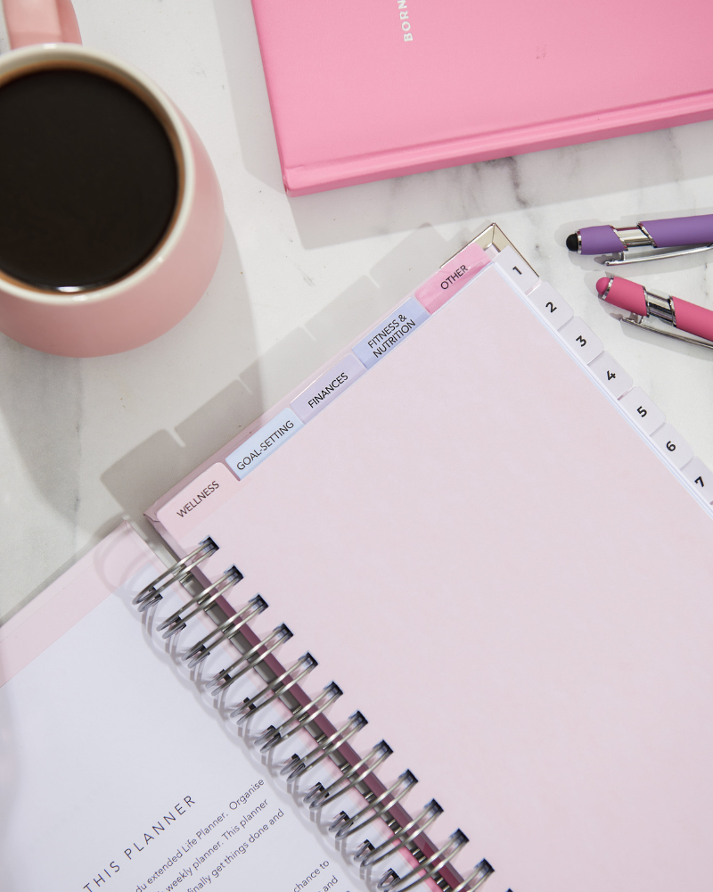 Yearly Life Planner • 12 Month Undated