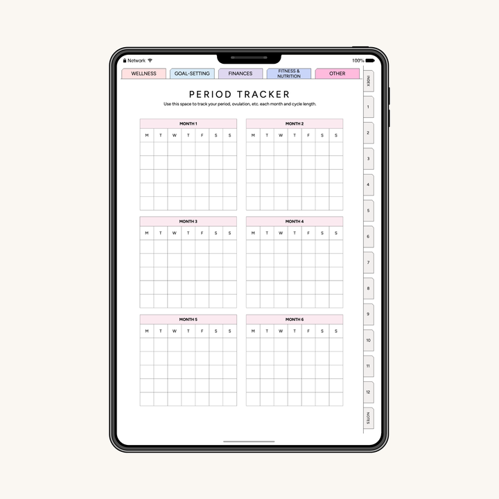 Digital Yearly Life Planner
