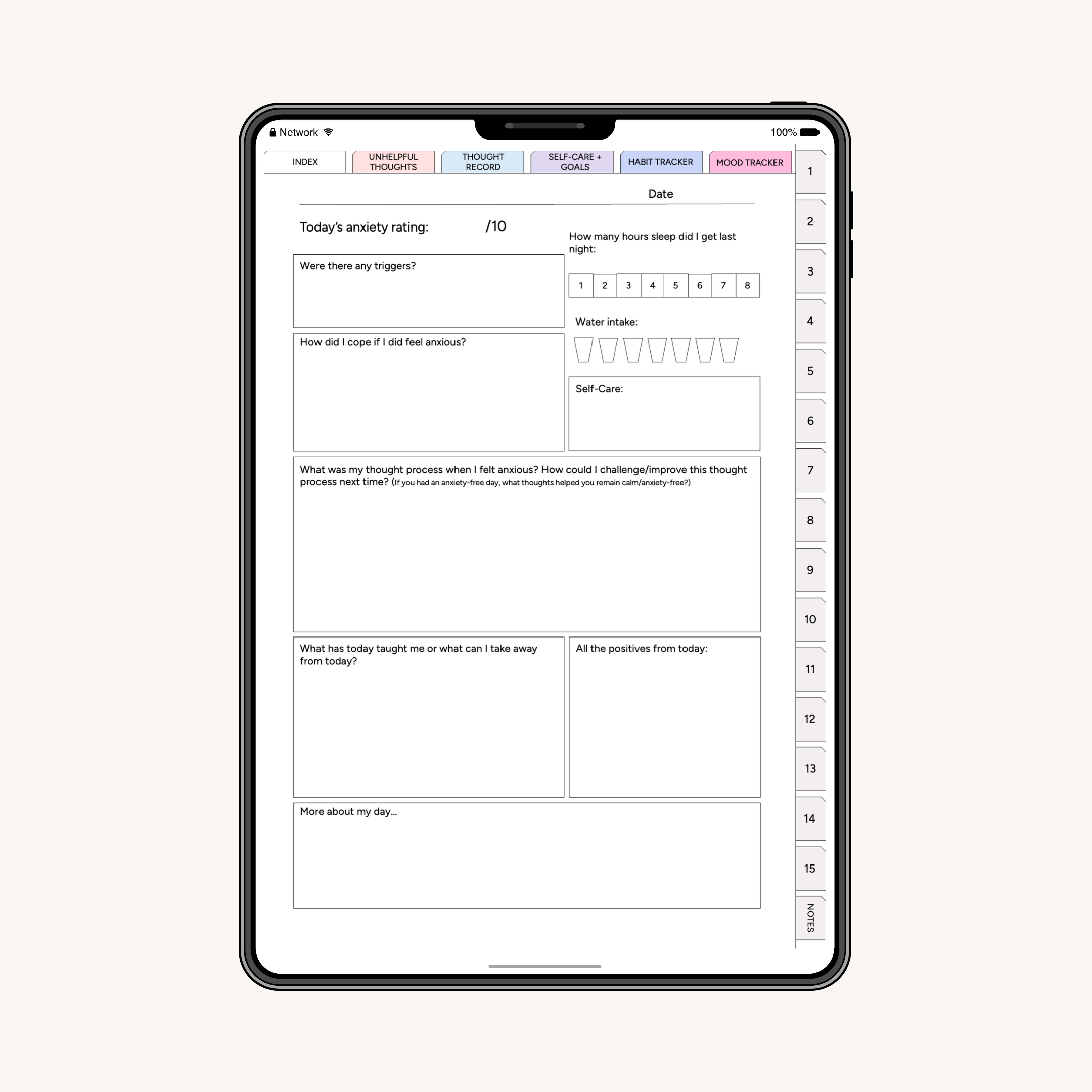 Digital Anxiety Journal