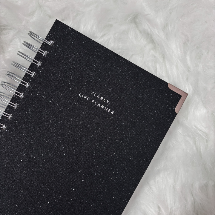 Limited Edition Black Yearly Life Planner