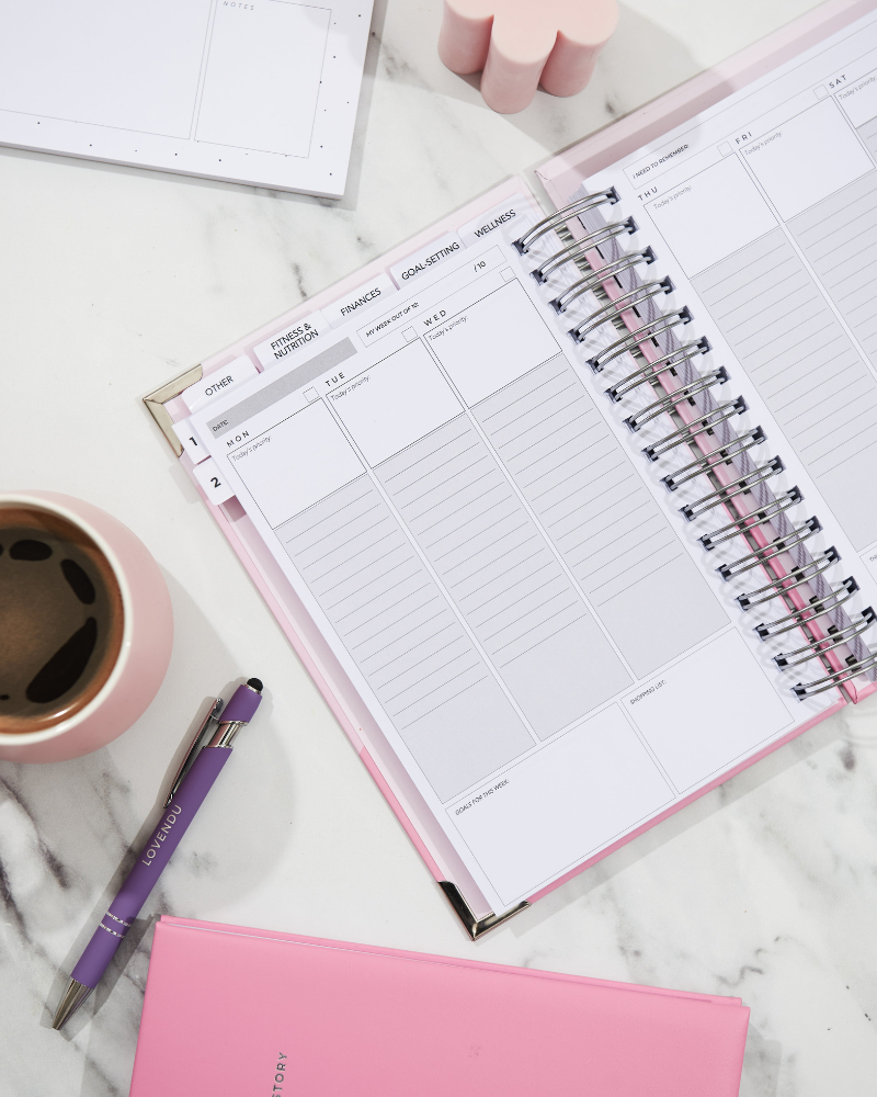 Yearly Life Planner • 12 Month Undated