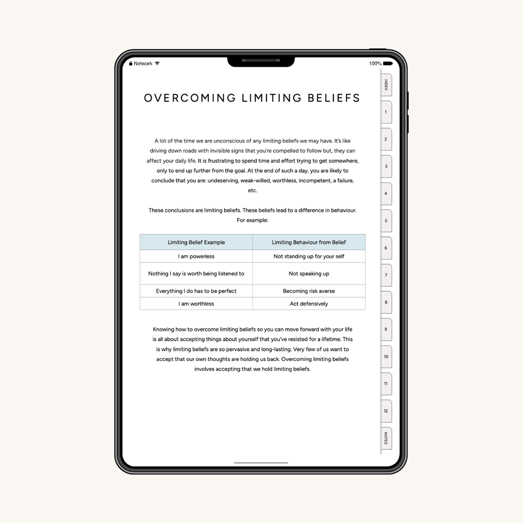 Digital Manifestation Planner