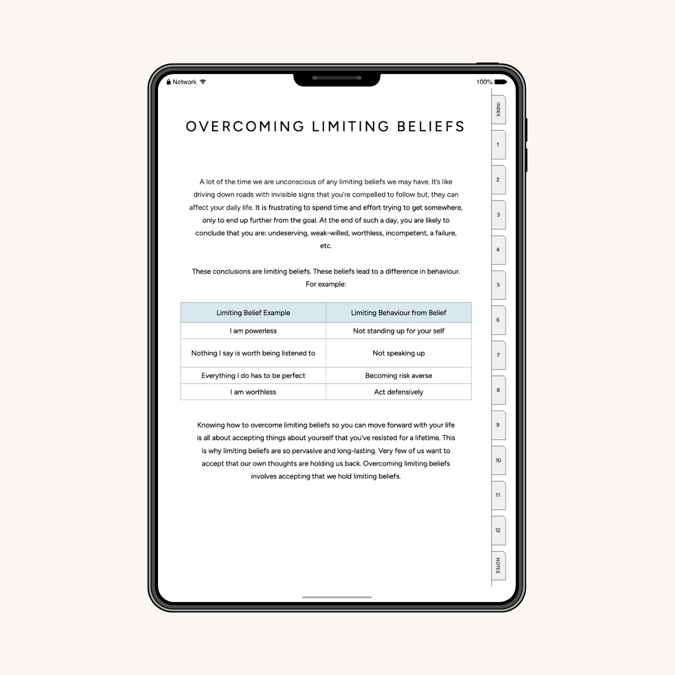 Digital Manifestation Planner