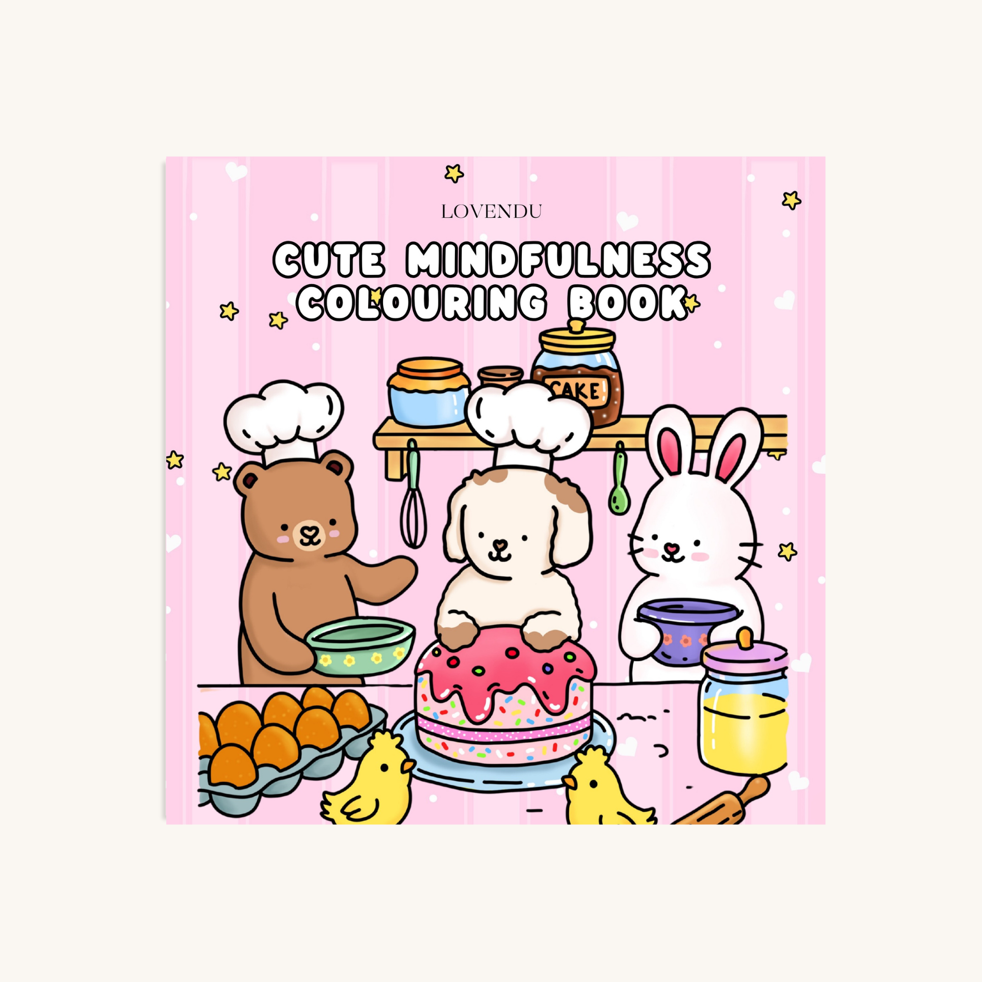 Cute Mindfulness Colouring Book