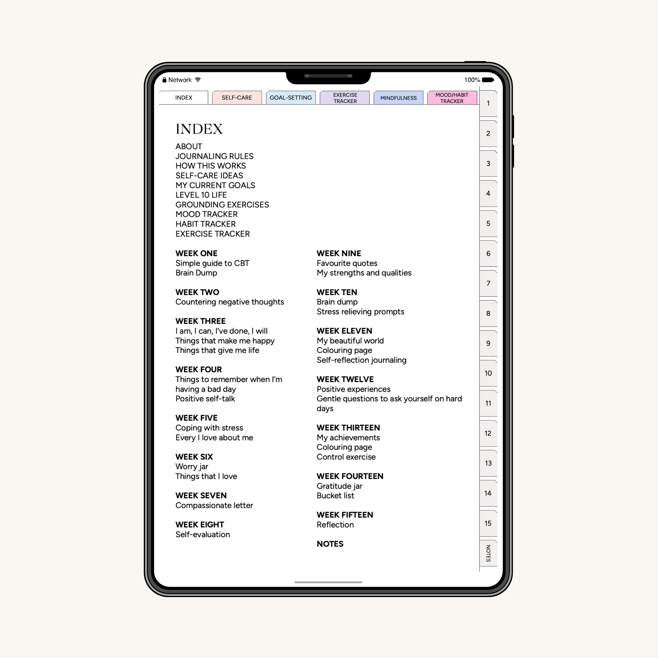 Digital Wellbeing Journal
