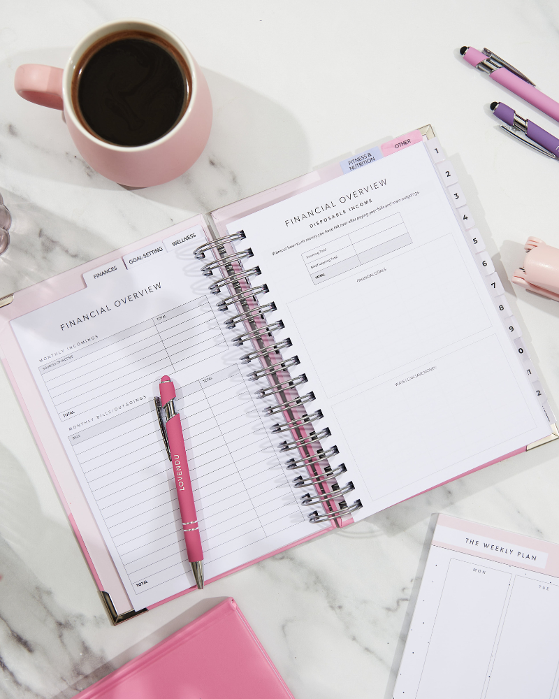 Yearly Life Planner • 12 Month Undated