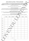 Free Printable Journaling Tracker