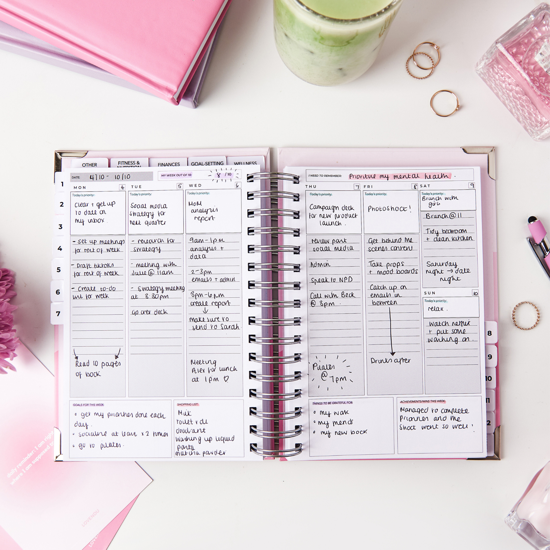 Yearly Life Planner • 12 Month Undated